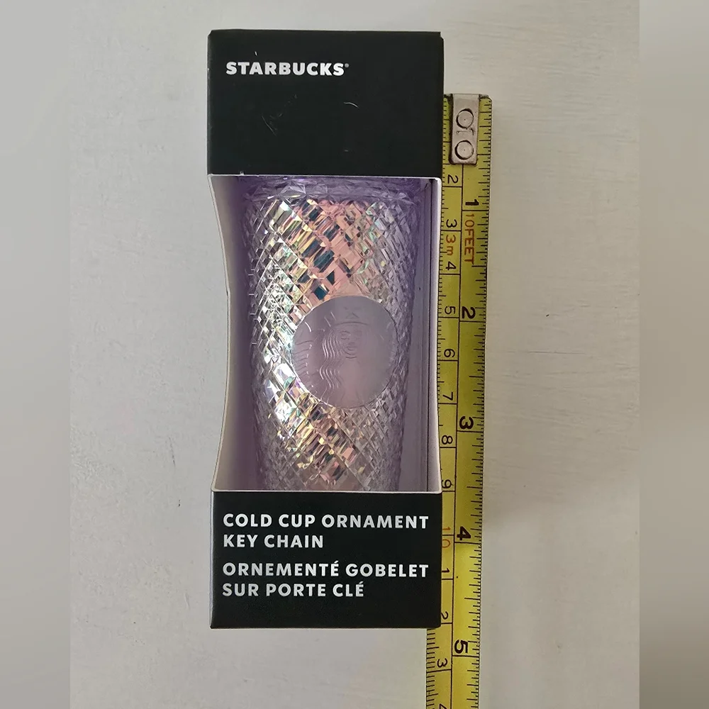Starbucks Iridescent Ornament Keychain — NIB